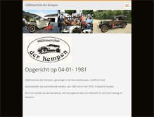 Tablet Screenshot of oldtimerclubderkempen.be